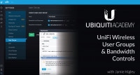 Группы пользователей UniFi и контроль пропускной способности