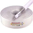 Коаксиальный кабель Rexant RG-6U+Cu 100м белый фото 2
