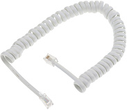 Провод телефонной трубки Snom Handset wire белый для VoIP-телефонов серии D7xx