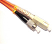 Оптический патч-корд SC/FC UPC OM4 3 метра оранжевый фото 2