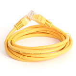 Патч-кабель EuroLan UTP Cat5e 3м желтый