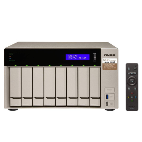 Сетевой RAID-накопитель QNAP TVS-873-8G