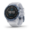 Смарт-часы Garmin Fenix 6 Pro Solar синий/белый фото 6