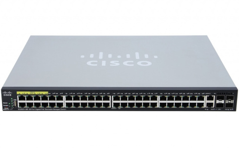 Коммутатор Cisco SG350X-48P-K9-EU