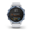 Смарт-часы Garmin Fenix 6 Pro Solar синий/белый фото 1