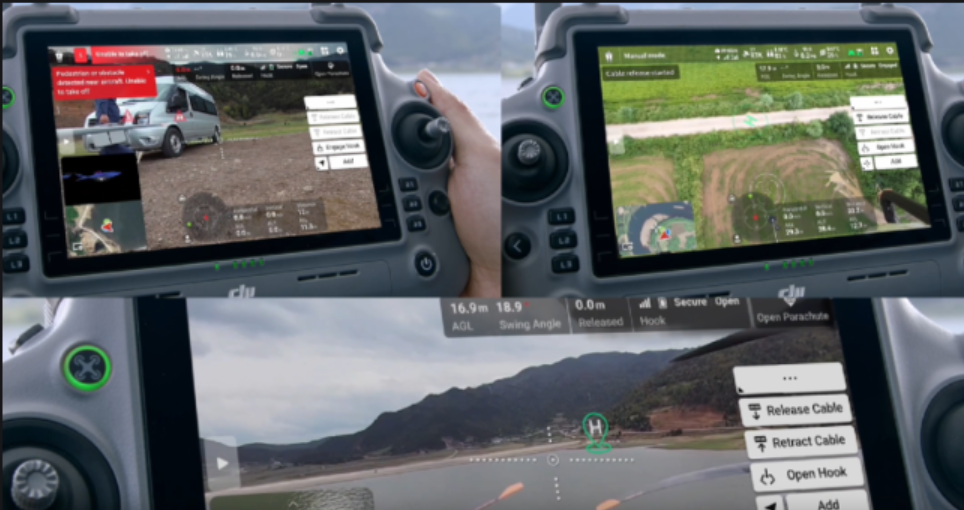 Грузовой дрон DJI FlyCart 100 в рабочей экосистеме