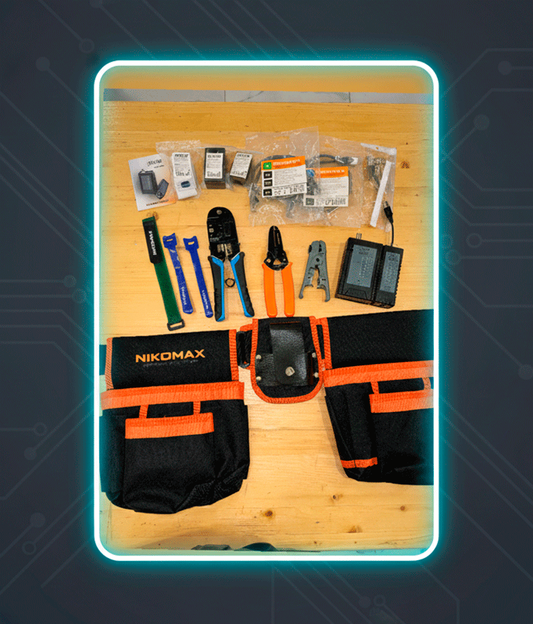 Призовой монтажный набор Netlan и Nikomax