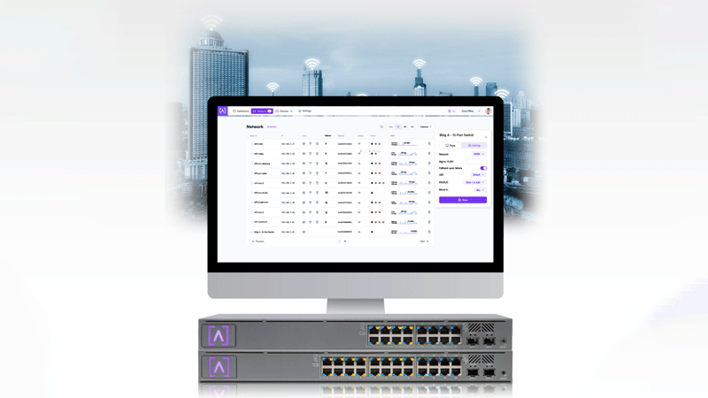 Веб-интерфейс Alta Cloud для централизованного управления сетью Alta Labs