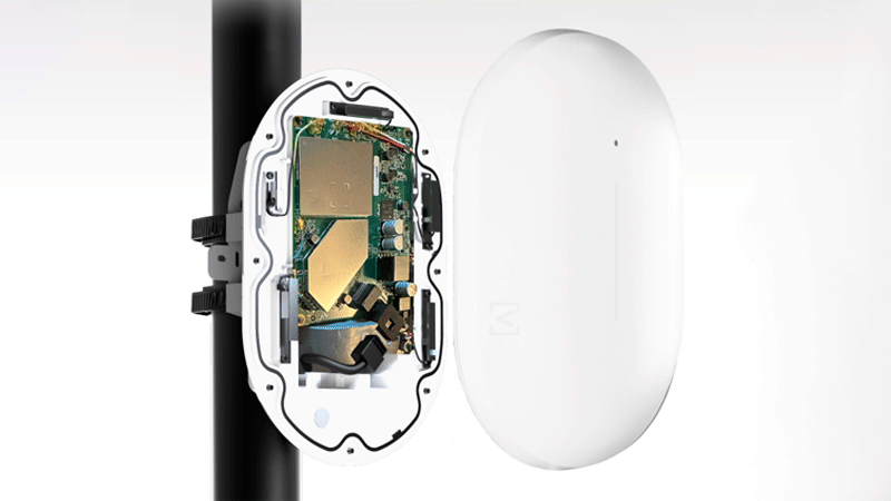 Внутреннее устройство Alta Labs AP6-PRO OUTDOOR — прочный корпус и плата Wi-Fi 6