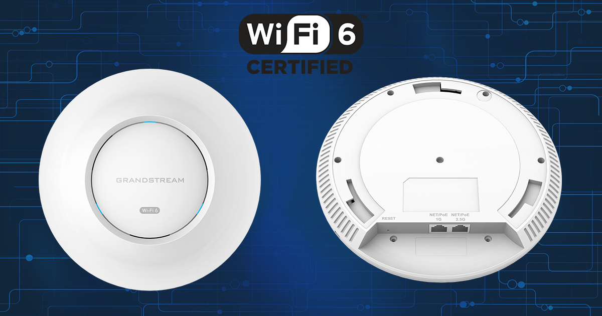 Grandstream GWN7665: tri-band Wi-Fi 6E indoor AP с поддержкой mesh