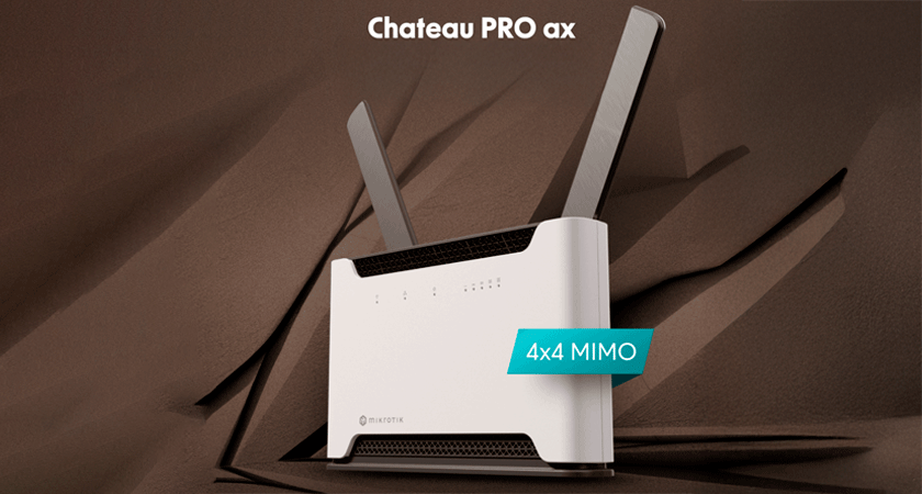 MikroTik Chateau PRO ax: Профессиональная точка доступа с технологией 4x4 MIMO