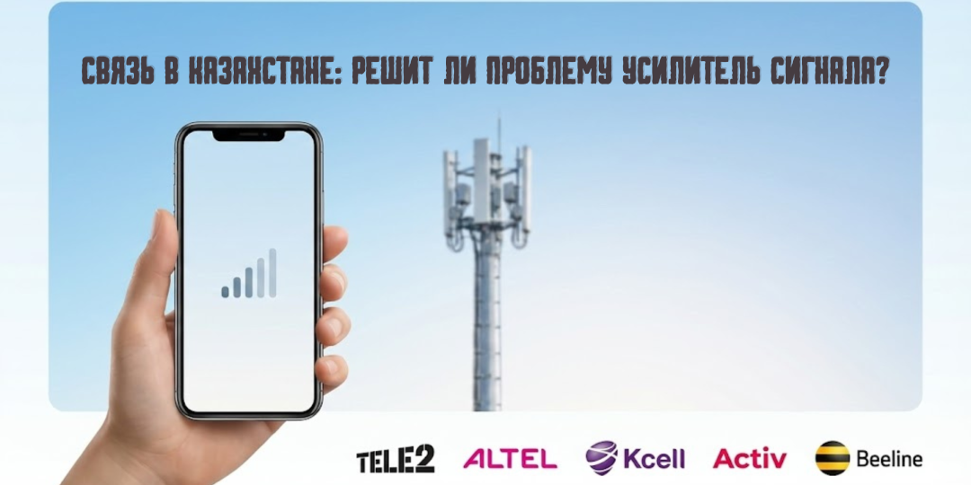 Связь в Казахстане: решит ли проблему усилитель сигнала? 