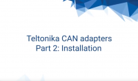 Teltonika: установка CAN адаптера (часть 2)