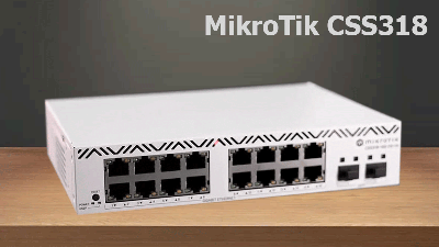 MikroTik CSS318 - 16 портов по разумной цене!