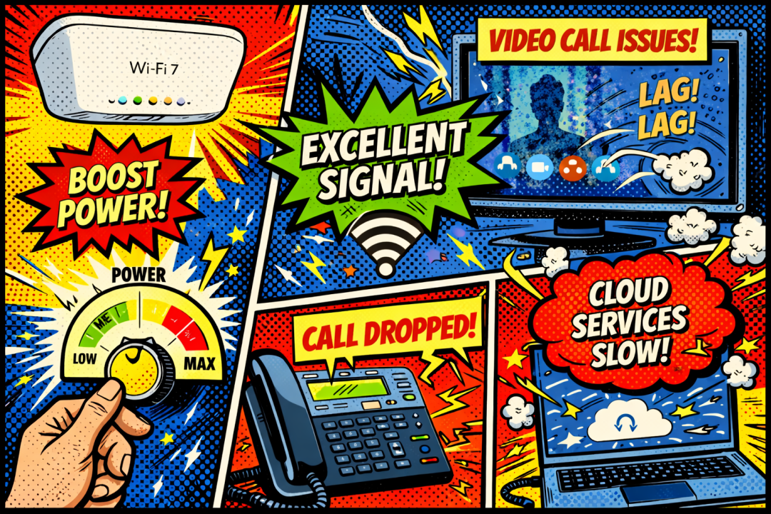 Когда увеличение мощности точки доступа делает только хуже — особенно на Wi-Fi 7