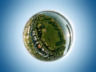  Анонсирован новый режим съемки DJI Spark: Сферическая панорама