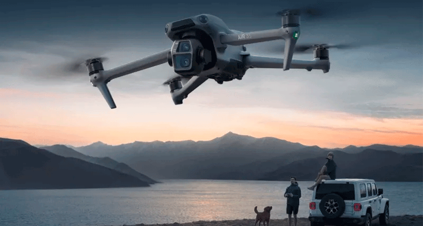 DJI Air 3S: Современный дрон с двойной камерой и функцией ночной навигации