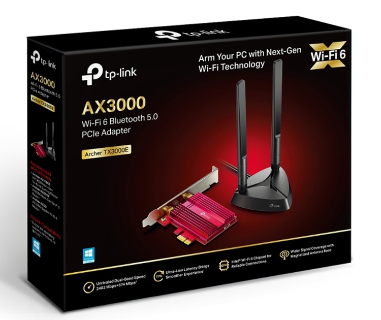 Компания TP-Link представила новый адаптер для сетей Wi-Fi 6