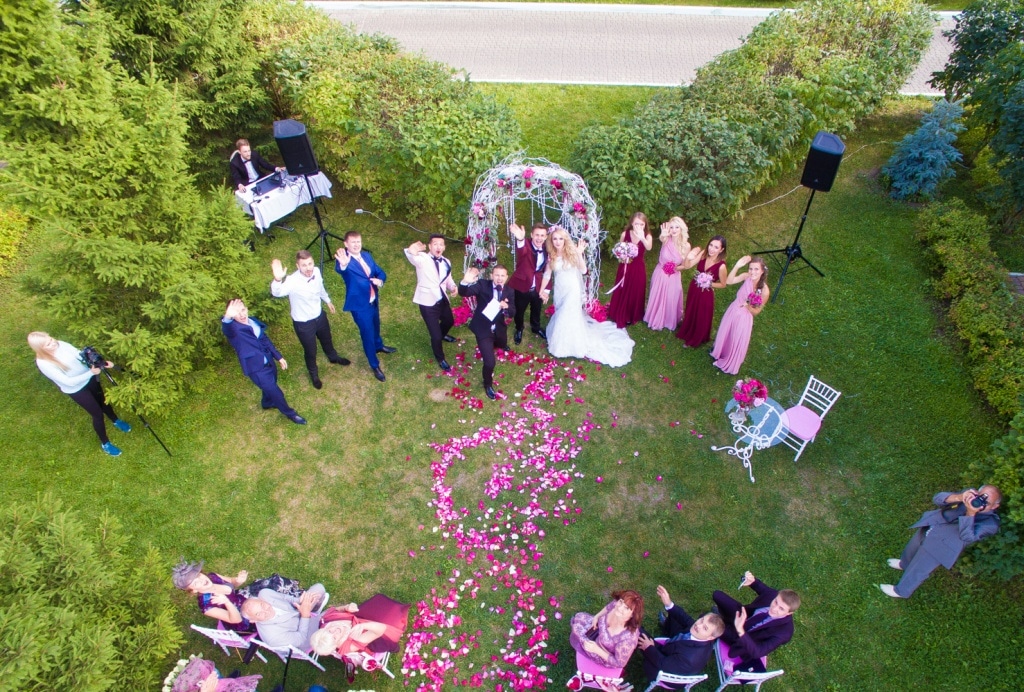 Аэросъемка свадьбы в Казахстане