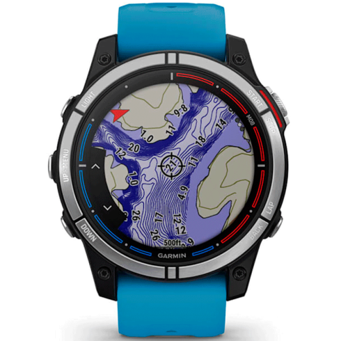 Смарт-часы Garmin Quatix 7 47 мм AMOLED стекло/темный, силикон фото 7