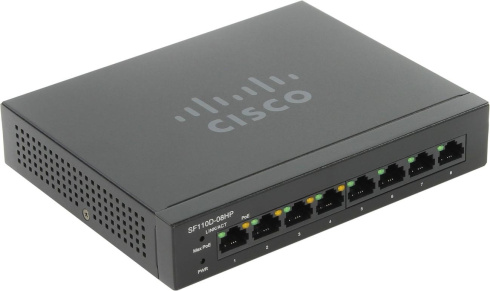 Коммутатор Cisco SF110D-08HP-EU