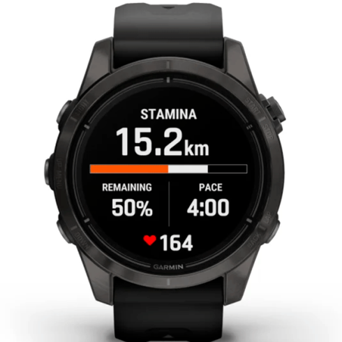 Смарт-часы Garmin Epix Gen 2 Pro 42 мм AMOLED сапфир/темный, силикон фото 7