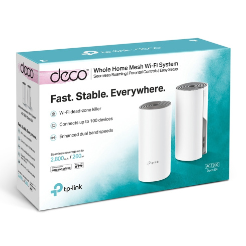 Wi-Fi Mesh роутер TP-Link Deco E4 (2-pack) фото 5