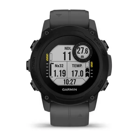 Смарт-часы Garmin Descent G1 45 мм AMOLED сапфир/Slate Gray, силикон фото 4
