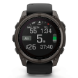 Смарт-часы Garmin Fenix 8 51 мм Solar сапфир/темно-серый, силикон фото 6