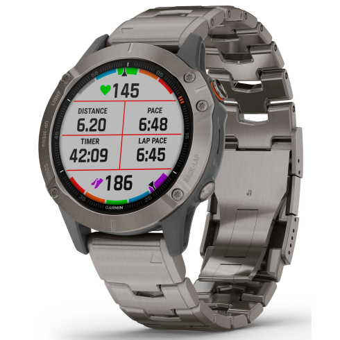 Смарт-часы Garmin Fenix 6 Sapphire титан фото 19