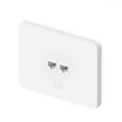 Панель Ubiquiti Universal Paintable Keystone Wall Plate, 4-Pack (2-Port) фото 7