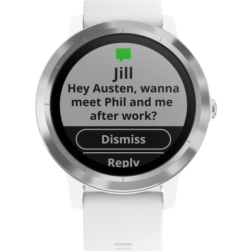 Смарт-часы Garmin Vivoactive 3 белый фото 5