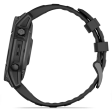 Смарт-часы Garmin Fenix E 47 мм AMOLED темная сталь, темный силикон фото 2