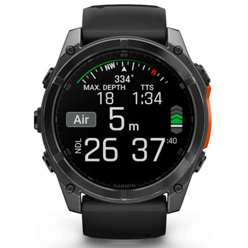 Смарт-часы Garmin Fenix 8 51 мм AMOLED стекло/черный, силикон фото 6