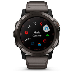 Смарт-часы Garmin Fenix 5X Plus Sapphire титан