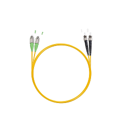 Оптический патч-корд iFIBER FC/APC-ST/UPC SM (9/125) Duplex 15 м