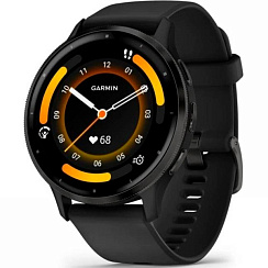 Смарт-часы Garmin Venu 3 45 мм AMOLED черный/силикон