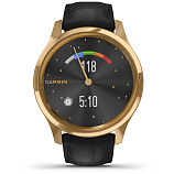 Смарт-часы Garmin Vivomove Luxe золотой/черный