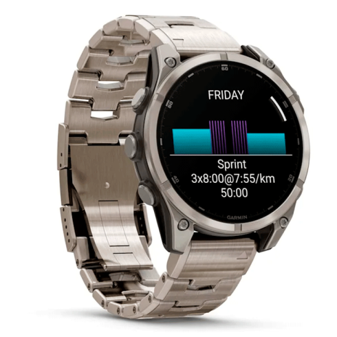 Смарт-часы Garmin Fenix 8 47 мм AMOLED сапфир/золотой, титан фото 11