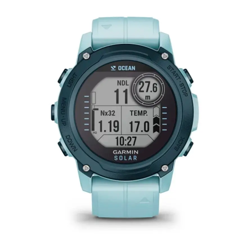 Смарт-часы Garmin Descent G1 45 мм Solar сапфир/Ocean Edition, силикон фото 3