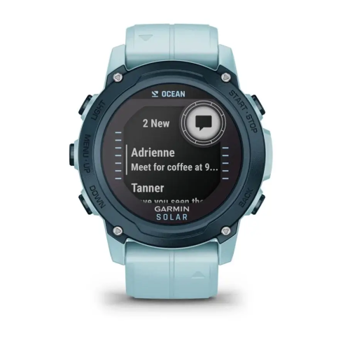 Смарт-часы Garmin Descent G1 45 мм Solar сапфир/Ocean Edition, силикон фото 8