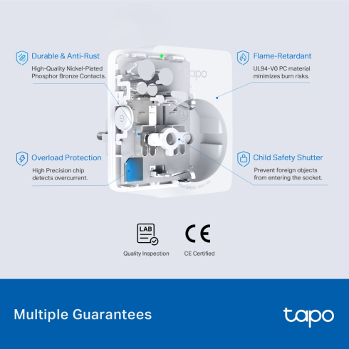 Умная мини Wi-Fi розетка TP-Link Tapo P110M фото 7