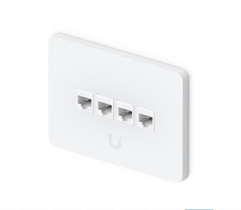Панель Ubiquiti Universal Paintable Keystone Wall Plate, 4-Pack (4-Port) фото 7