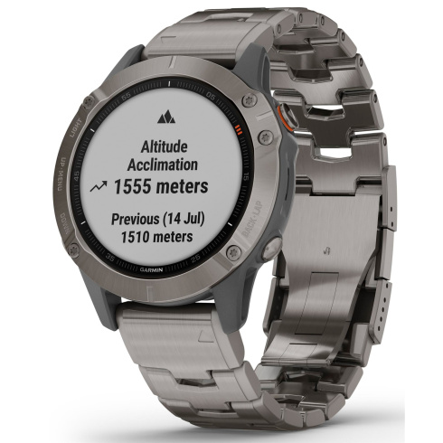 Смарт-часы Garmin Fenix 6 Sapphire титан фото 22