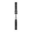 Ремешок для GPS часов Garmin Fenix 5/6 сталь темно-серый фото 2