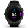 Смарт-часы Garmin Epix Gen 2 Pro 47 мм AMOLED сапфир/темный, кожа фото 3