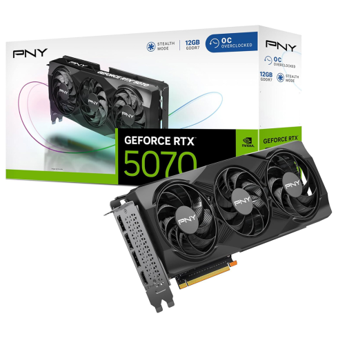 Видеокарта PNY RTX 5070 Triple Fan фото 7
