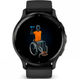 Смарт-часы Garmin Venu 3 45 мм AMOLED черный/силикон фото 5