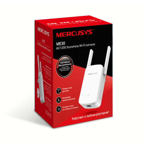 Усилитель Wi-Fi сигнала Mercusys ME30 фото 5