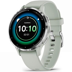 Смарт-часы Garmin Venu 3S 41 мм AMOLED серо-зеленый/силикон